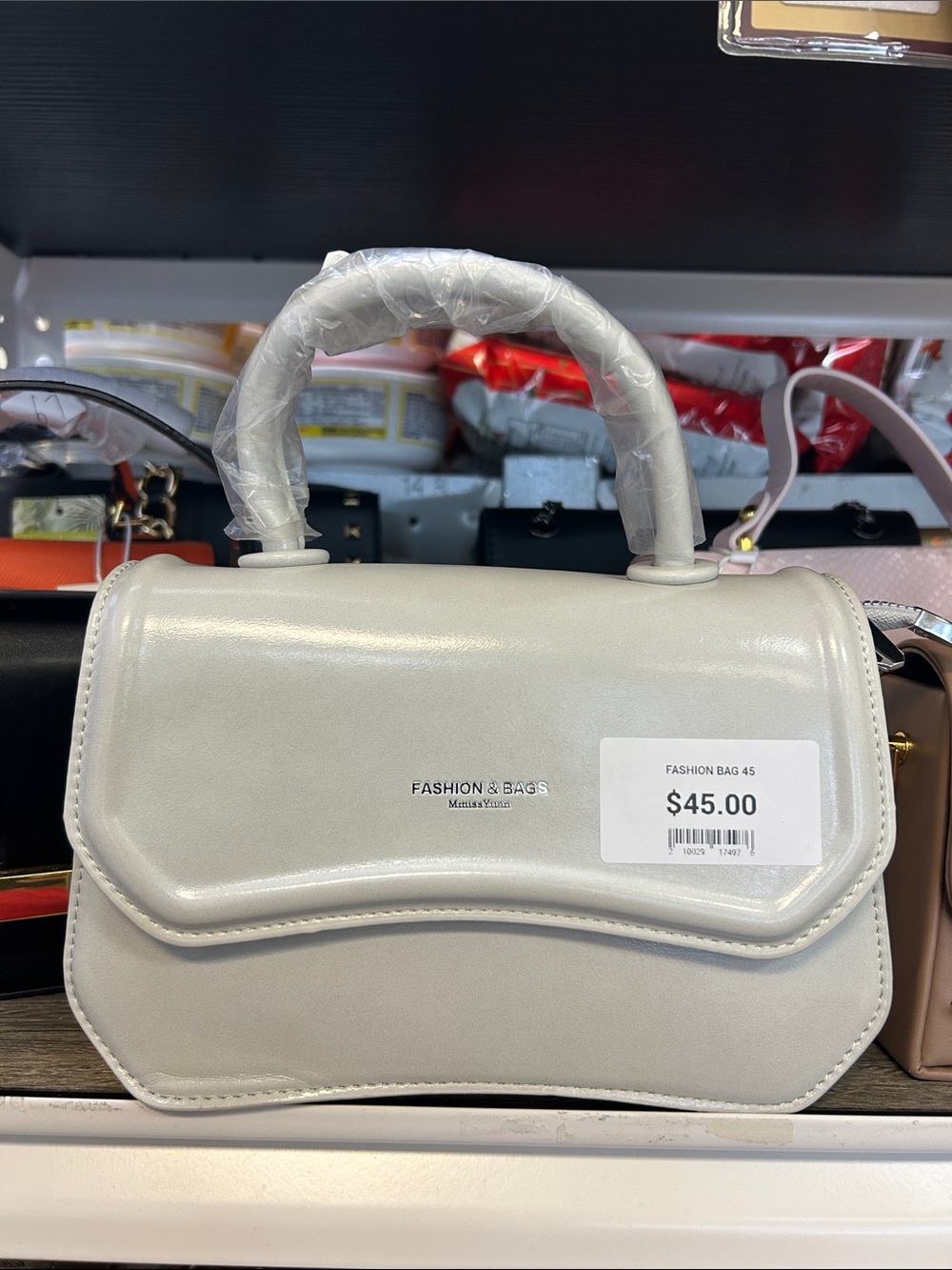 White‎ Top-Handle Satchel